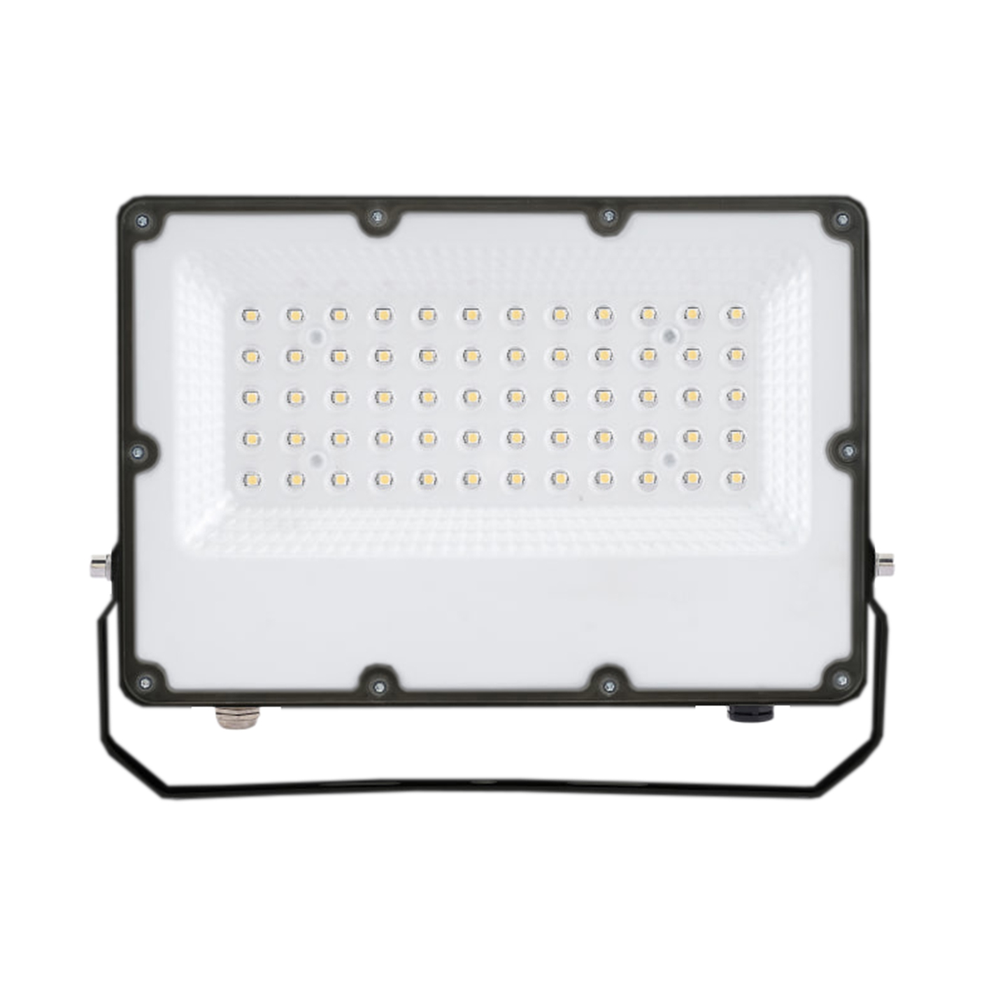 EUROLAMP SMD LED прожектор чорний з радіатором 50W 6500K